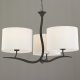 Подвесная люстра Mantra Eve Anthracite - Cream Shade 1151. 