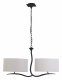 Подвесная люстра Mantra Eve Anthracite - Cream Shade 1150. 