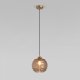Подвесной светильник Eurosvet Ice 50239/1 коньячный. 