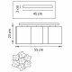 Потолочная люстра Lightstar Nubi 802073. 