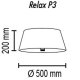 Накладной светильник TopDecor Relax Relax P3 10 01g. 