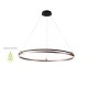 Подвесная люстра Crystal Lux FERNANDO&nbsp;SP88W&nbsp;LED&nbsp;D1000&nbsp;COFFEE/BLACK. 