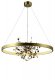 Подвесная люстра Crystal Lux GARDEN SPLED+4 D800 GOLD. 