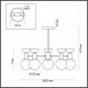 Потолочная люстра Lumion Karisma 5619/5C. 