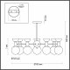 Потолочная люстра Lumion Karisma 5619/7C. 