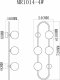 Бра MyFar Stacy MR1014-4W. 