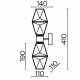 Бра Maytoni Coctail time MOD325WL-02G. 