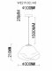 Подвесной светильник Wertmark Isola WE219.02.143. 