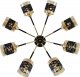 Потолочная люстра Reluce 01355-0.3-08 BK+FGD. 