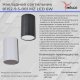 Накладной светильник Reluce 81152-9.5-001MZ LED6W BK. 