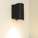Уличный настенный светодиодный светильник Arlight LGD-Forma-Wall-R90-12W Warm3000 037258. 