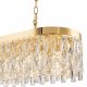 Подвесная люстра Indigo Anna 12029/10PL Gold. 