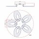 Потолочная люстра Escada Air 10211/5LED. 