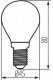 Лампочка светодиодная филаментная XLED 29624. 