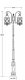 Наземный фонарь Oasis Light LUCERNA 84810A/18/Е7 Bl. 