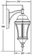 Настенный фонарь уличный ASTORIA 1 L 91302L cover Bl. 