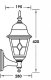 Настенный фонарь уличный QUADRO lead GLASS 79901MlgG Bl. 