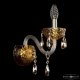 Бра Bohemia Ivele Crystal 5417 5417B/1/165 G Amber/M-1F K721. 