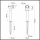 Грунтовый светильник Odeon Light Stima 6648/6GL. 