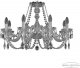 Подвесная люстра Bohemia Ivele Crystal 101 101/8/240 Ni. 