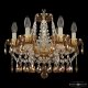 Подвесная люстра Bohemia Ivele Crystal 5413 5413/6/141 G Amber/M-1H K777. 