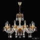Подвесная люстра Bohemia Ivele Crystal 5417 5417/10/240 G Amber/M-1H. 