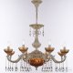 Подвесная люстра Bohemia Ivele Crystal AL7801 AL78101P/8/250 A WMG P Amber/M-1F. 