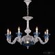 Подвесная люстра Bohemia Ivele Crystal AL7901 AL79101P/8/250 WMN P Aquamarine/M-1G. 