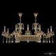 Подвесная люстра Bohemia Ivele Crystal Verona 72153/10/250/600 G. 