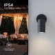 Уличный настенный светильник Apeyron Grafite 11-117. 