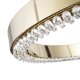 Подвесной светодиодный светильник Crystal Lux Saturn SP120W Led Gold. 