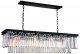 Подвесная люстра DeLight Collection 1920s Odeon KR0387P-10C/P black/clear. 