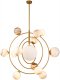 Подвесная люстра DeLight Collection Planet KG1122P-13 brass. 