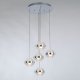 Подвесной светильник DeLight Collection Indiana MD22030002-5A chrome/clear. 