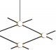 Подвесной светильник DeLight Collection Molecular MD18001067-4A black/gold. 