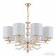 Подвесная люстра Arte Milano Florentia-2097 302097/8 Wh/Gd. 