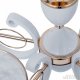 Подвесная люстра Arte Milano Florentia-3097 303097/5 Wh/Gd. 