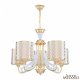 Подвесная люстра Arte Milano Florentia-3387 303387/5 Wh/Gd. 