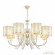 Подвесная люстра Arte Milano Florentia-6067 306067/8 Wh/Gd. 