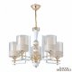 Подвесная люстра Arte Milano Florentia-6087 306087/5 Wh/Gd. 