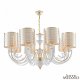 Подвесная люстра Arte Milano Florentia-8857 308857/8 Wh/Gd. 