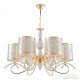 Подвесная люстра Arte Milano Florentia-9787 309787/6 Wh/Gd. 