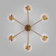Потолочная люстра Eurosvet Spritz 70217/6 латунь. 
