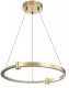 Подвесной светодиодный светильник Indigo Circolato 14015/1P Gold V000077L. 