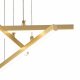 Подвесная люстра Indigo Paralleli 14017/3P Gold. 
