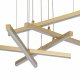 Подвесная люстра Indigo Paralleli 14017/5P Gold. 