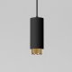 Подвесной светильник Elektrostandard Nubis 50122/1 GU10 черный/золото a064791. 