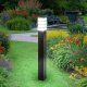 Садово-парковый светильник ЭРА ИНОКС-8410 напольный черный Б0057530. 