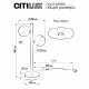 Настольная лампа декоративная Citilux Рунд CL205820N. 