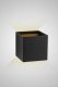 Настенный светильник AM Group AM11 AM112-2X5W-BK+GD. 